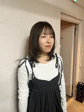 ミディアム カラー 🩵似合わせカット SEIRA🩵のヘアスタイル