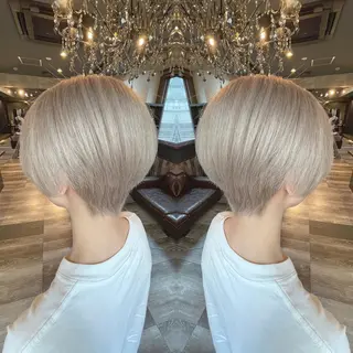 ショート KIRA スズキ タクヤ/店長のヘアスタイル