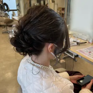 ヘアアレンジ 似合わせ.ﾍｱｾｯﾄ 得意🌹井上美沙のヘアスタイル