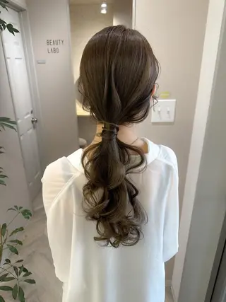 ロング カラー ヘアアレンジ autre所属・大久保 ひでなりのヘアスタイル