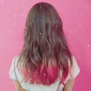 セミロング ロング カラー LiNA🌿藤原 茉莉花のマツエク・マツパデザイン