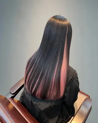 ロング カラー 《髪質改善 UN BLEACH》のヘアスタイル