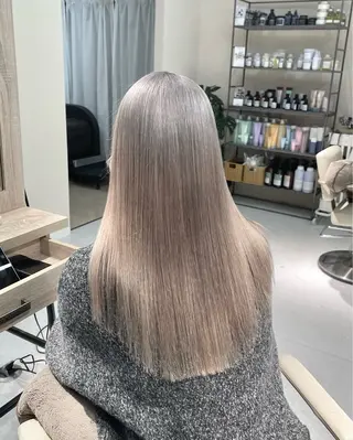 セミロング カラー 【haire】ヘアリ ー🎀mitsukiのヘアスタイル