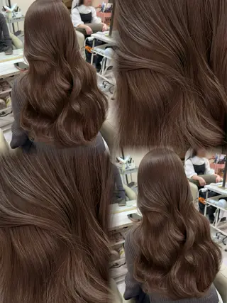 ロング カラー ♡韓国/レイヤー カット/Ayana♡のヘアスタイル