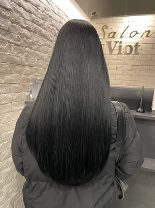 ロング カラー TENSHO ハイトーンレイヤーのヘアスタイル