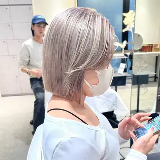 ショート カラー GO TODAY シェアサロン 原宿Verno店所属・ブリーチ/髪質改善/ ボブ特化/よしきのヘアスタイル