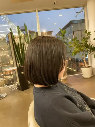 ショート 🍑まき/カット /髪質改善カラー🍑のヘアスタイル