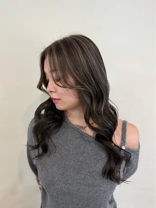 ロング カラー 💎夏葵 ハイライト /デザイン特化のヘアスタイル