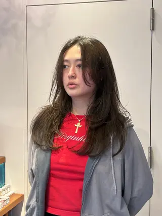 ロング カラー ナチュラル大人っぽい スタイル　MAORIのヘアスタイル