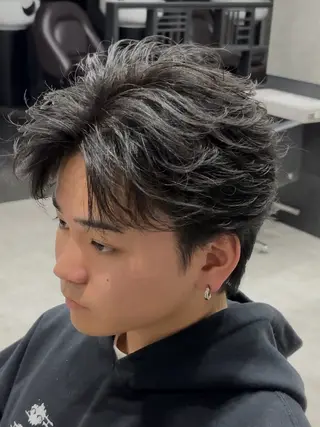 ショート パーマ メンズ ✂️メンズサロン✂️ SHINE✨浅野士稀のヘアスタイル