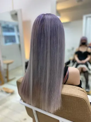 セミロング カラー パーマ ヘアアレンジ メンズ キッズ ネイル マツエク・マツパ アイブロウ ブリーチ特化型✂️ ハイトーンカラー👨のヘアスタイル