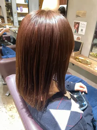 ミディアム カラー 似合わせカラー/ えみな🍊✨️のヘアスタイル