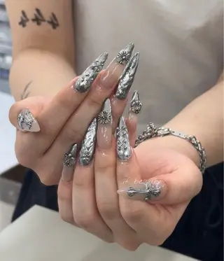 ネイル if Hair＆Nail Salon所属・IKA /海外ネイル /個性派/ワンホンのネイルデザイン