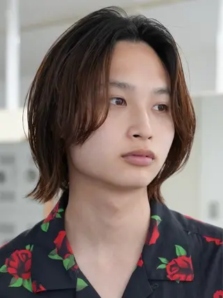 ショート カラー メンズ 松井 生のヘアスタイル