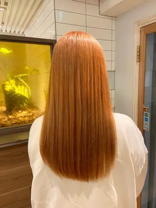 ロング カラー 透明感カラー🧡🌿 Mioのヘアスタイル