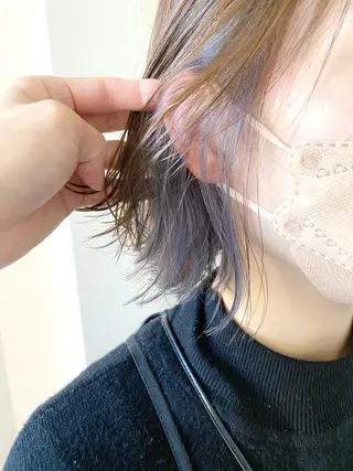 ショート カラー .iyu所属・吉祥寺小顔×ショート 🍋宮本大輔🍋のヘアスタイル