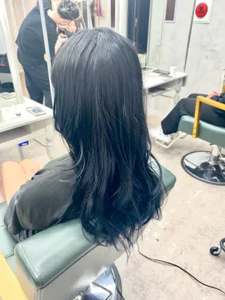 ロング カラー limit 康成/カラー縮毛矯正のヘアスタイル