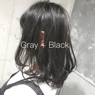 ミディアム カラー ヘアアレンジ TONE所属・透明感カラー/ 韓国ヘア/縮毛矯正のヘアスタイル