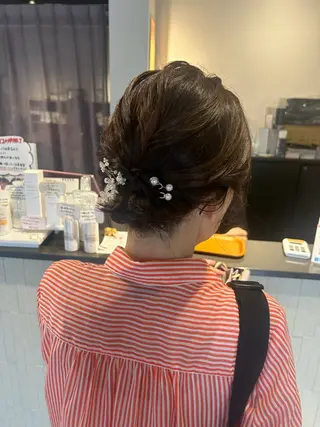ミディアム 園田 朱理のヘアスタイル