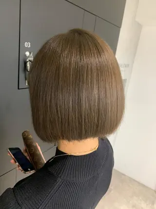 ミディアム カラー サイドバング 🇰🇷沼田　拓斗のヘアスタイル