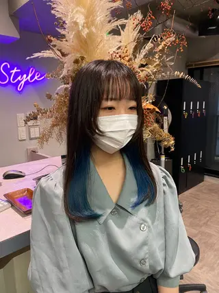 ロング カラー 🩶レイヤーカット 🩶柔らかカラー結愛のヘアスタイル