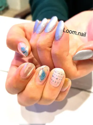 ネイル Loom所属・hrd manamiのネイルデザイン
