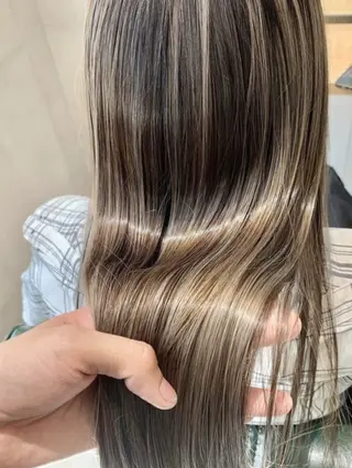 ロング カラー 茅ヶ崎/縮毛矯正/ ソノカのヘアスタイル