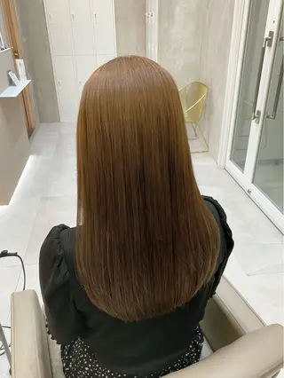 ミディアム カラー ヘアアレンジ 藤岡 誠也のヘアスタイル