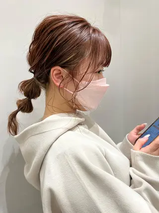 ミディアム カラー ヘアアレンジ 村岡 夏美のその他イメージ
