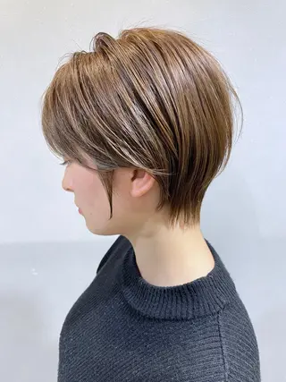 ショート カラー 神野 雅樹のヘアスタイル