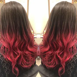 セミロング カラー 大久保 隆蔵のヘアスタイル