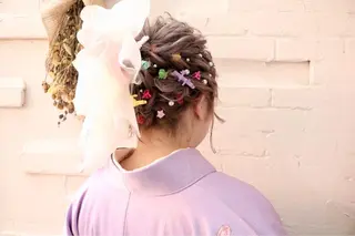 ショート まつパ・ヘアセット ♡Chinami♡のマツエク・マツパデザイン