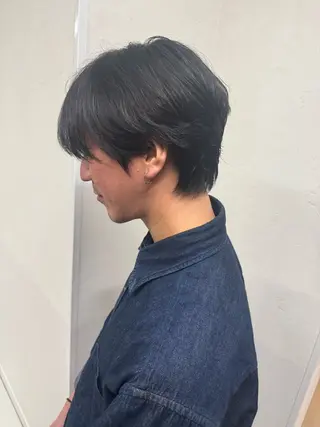 メンズ ボブ/縮毛矯正/ カラー/さちかのヘアスタイル