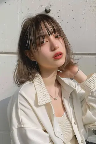 ショート カラー lana hair 新宿/髪質改善/韓国のヘアスタイル