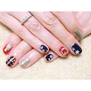 ネイル 痛ネイル/ワンホン/ フィルイン/長さだしのネイルデザイン