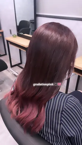 セミロング カラー 🪡 KIMU🪡🎀のヘアスタイル