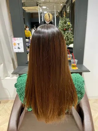 ロング 【艶カラー⠀】坂東 要のヘアスタイル