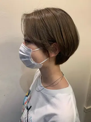 ショート hair & fashion shiomi H 【ヘアー アンド ファッション シオミエイチ】所属・堀尾 愛莉のヘアスタイル