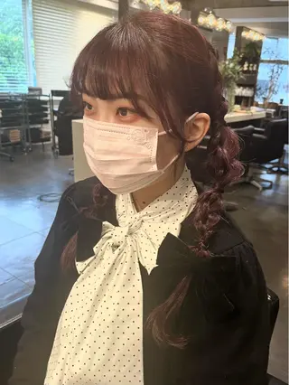 ロング ヘアアレンジ オタク特化🎀 顔まわり🎀ゆうなのヘアスタイル