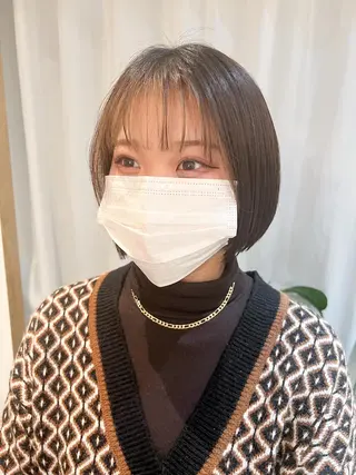 ショート ミディアムパーマ /癖毛パーマのヘアスタイル