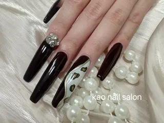ネイル kao nail マグネット/長さだしのネイルデザイン