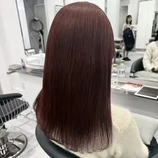セミロング カラー Parve Mix 森 美遥🇰🇷🩶のヘアスタイル