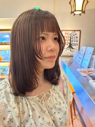 ミディアム CLALASugit a🌱山本一葉🌱のヘアスタイル