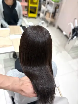 ロング カラー 銀座/赤み消し/ 透明感カラー🩶りくのヘアスタイル