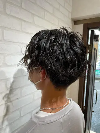 ミディアム パーマ メンズ 🌞谷川 幸也🌞のヘアスタイル