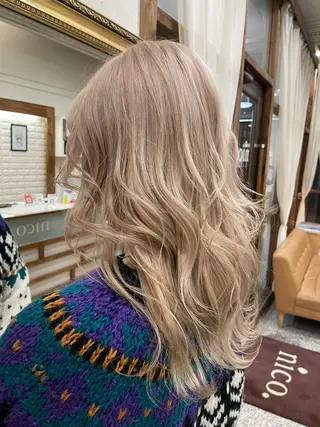 セミロング 🎀韓国レイヤー/透 明感カラー/airiのヘアスタイル