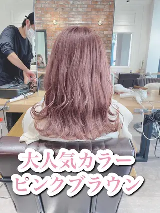 ロング カラー 艶髪カラー 渡辺岳也のヘアスタイル