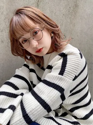 ミディアム カラー ヘアアレンジ 💫メンズ特化💫 クロカワリュウセイのヘアスタイル