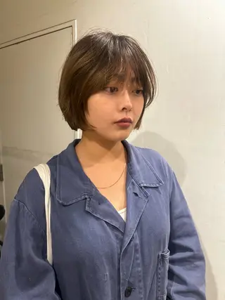 ショート hen所属・心斎橋/レイヤー/ ブリーチ/モエのヘアスタイル