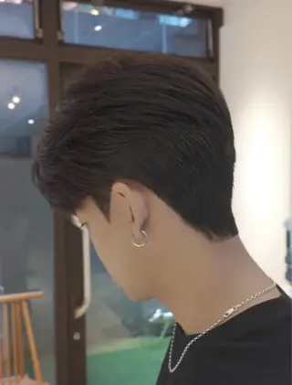 ショート メンズ YUKI🇰🇷 カルマ／ダウンパーマのヘアスタイル